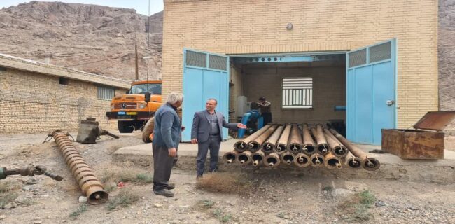 افزایش تأمین آب شهرستان تفت با بهسازی دو حلقه چاه افزایش تأمین آب شهرستان تفت با بهسازی دو حلقه چاه